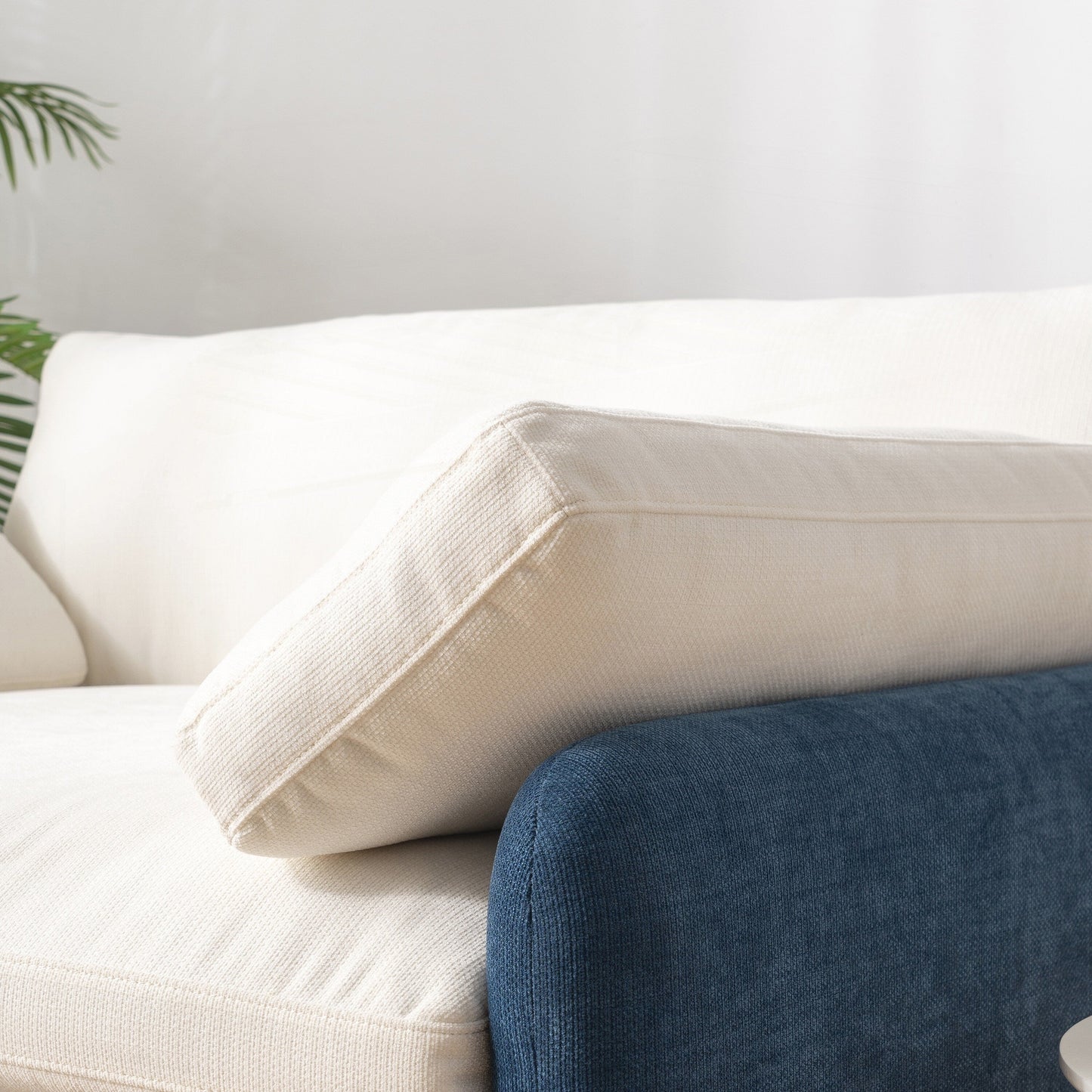 Fauteuil simple surdimensionné en chenille