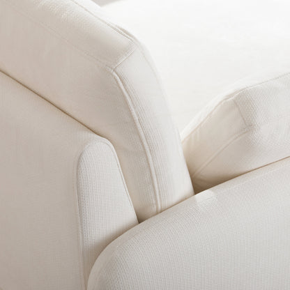 Fauteuil simple surdimensionné en chenille