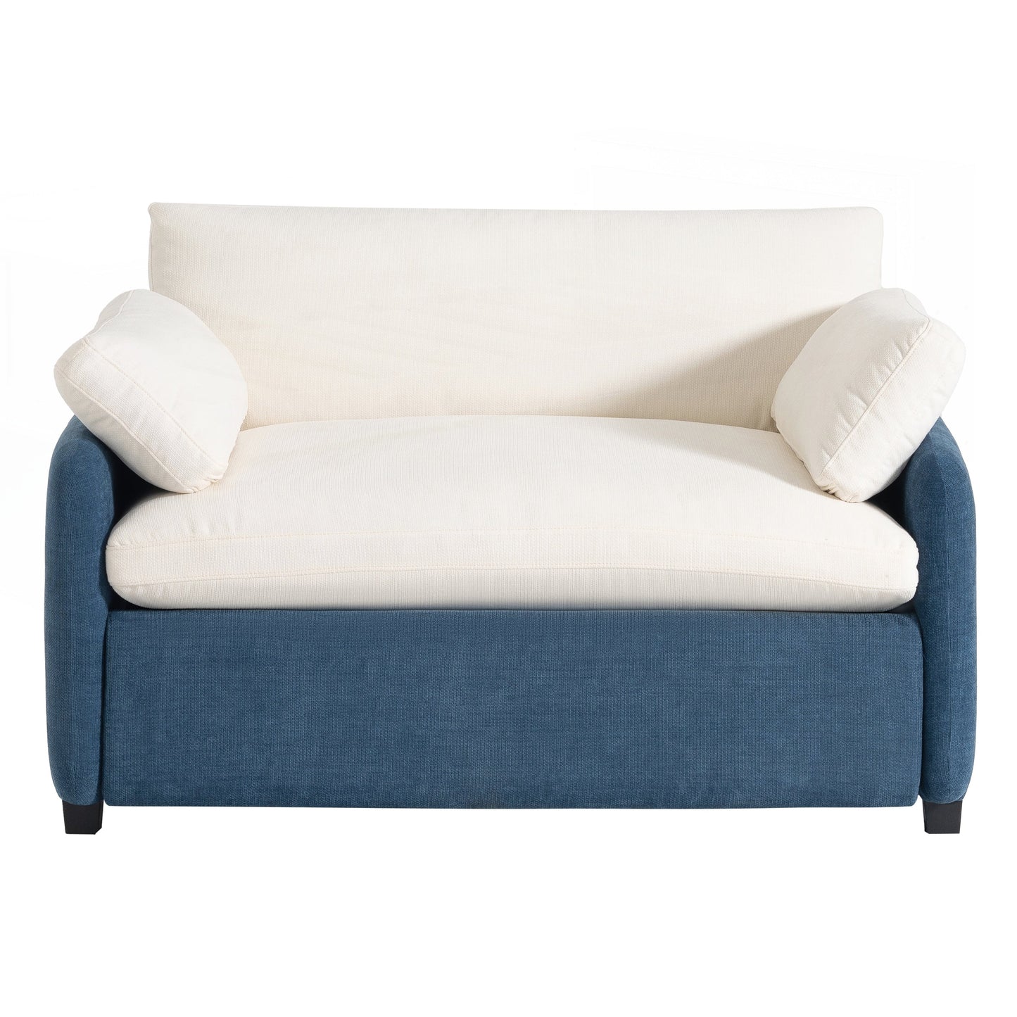 Fauteuil simple surdimensionné en chenille