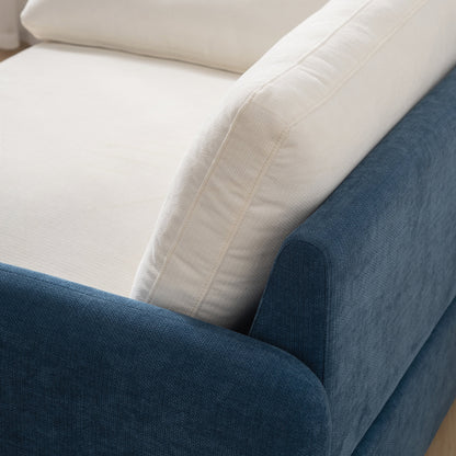 Fauteuil simple surdimensionné en chenille