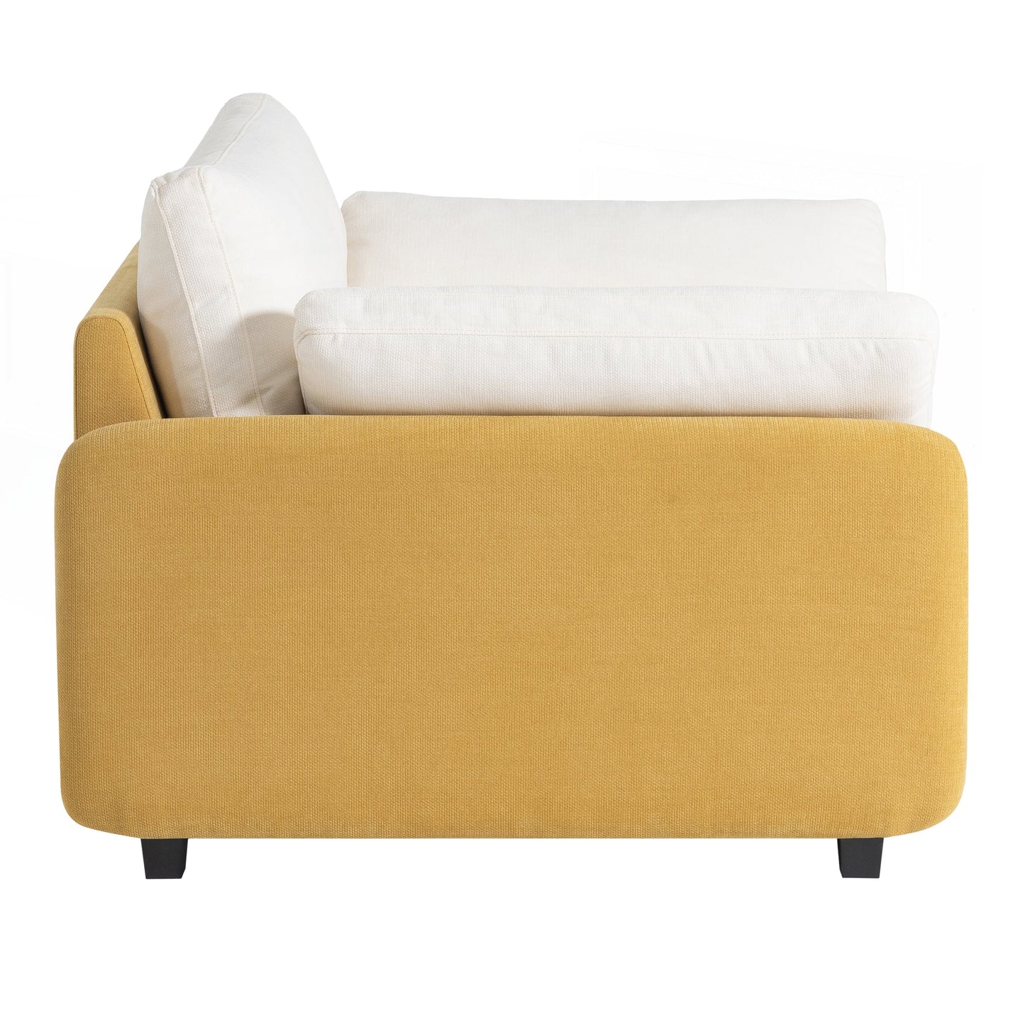 Fauteuil simple surdimensionné en chenille