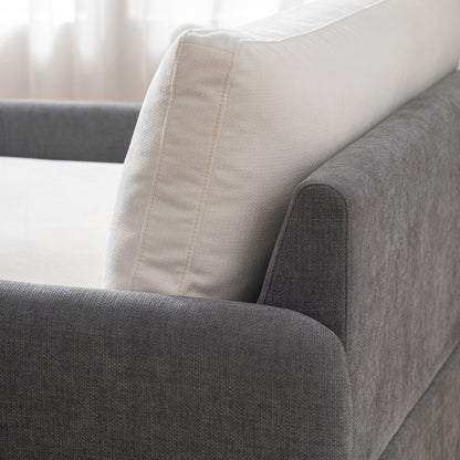 Fauteuil simple surdimensionné en chenille