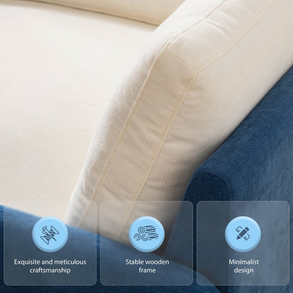 Fauteuil simple surdimensionné en chenille