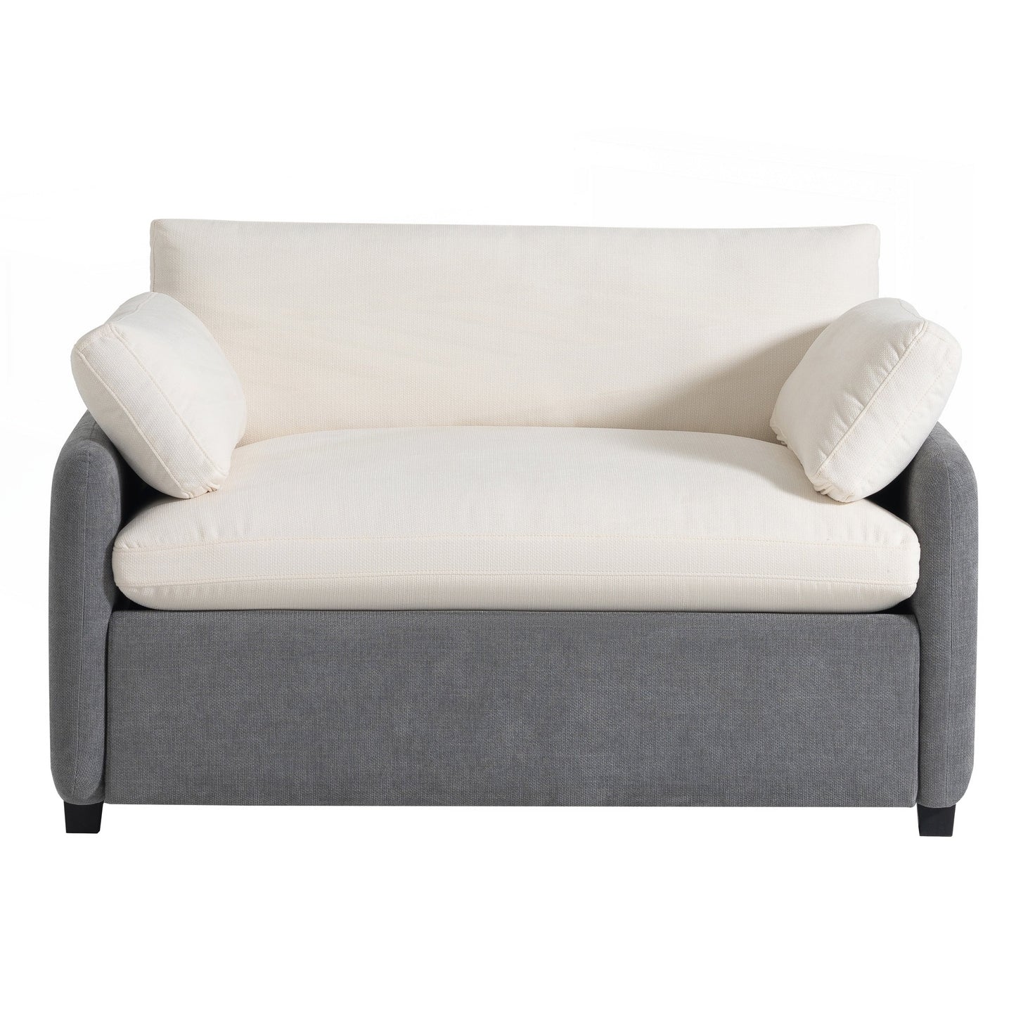 Fauteuil simple surdimensionné en chenille