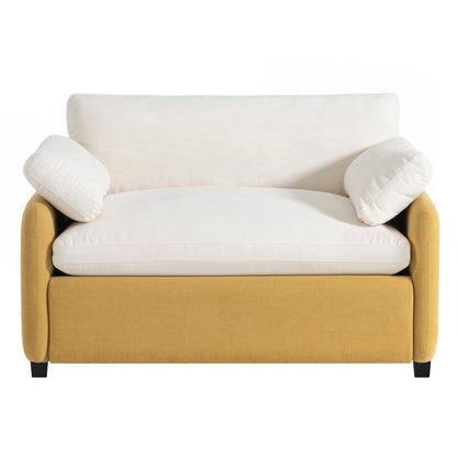 Fauteuil simple surdimensionné en chenille