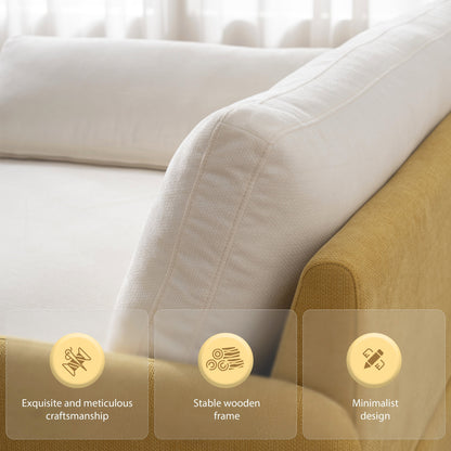 Fauteuil simple surdimensionné en chenille