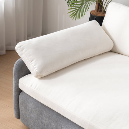 Fauteuil simple surdimensionné en chenille