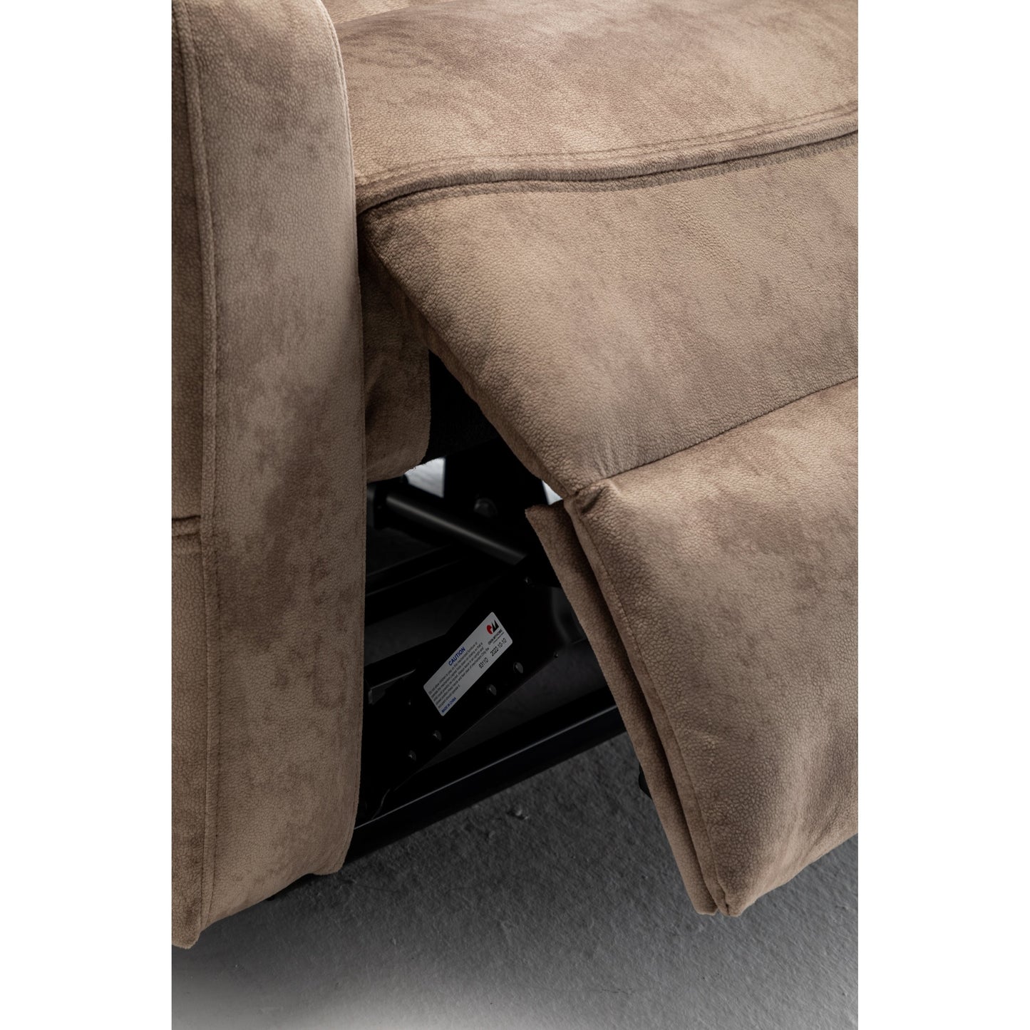 Fauteuil inclinable électrique surdimensionné avec moteur OKIN, inclinaison infinie jusqu'à 180°, siège extra-large et rangement latéral pratique