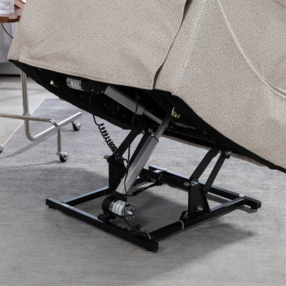 Fauteuil inclinable électrique surdimensionné avec massage thermique, 180° en position allongée