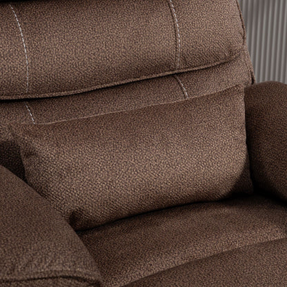 Fauteuil inclinable électrique surdimensionné avec massage thermique, 180° en position allongée