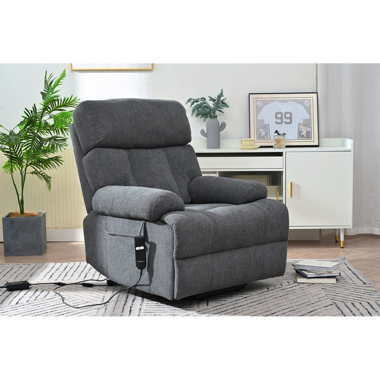 Fauteuil inclinable électrique surdimensionné pour personnes âgées