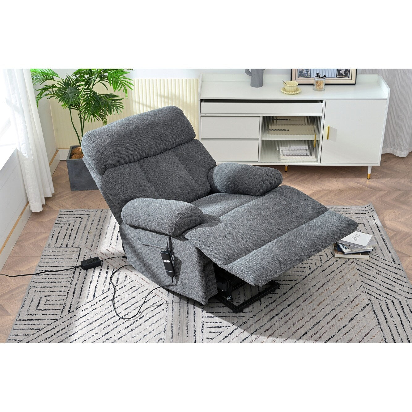 Fauteuil inclinable électrique surdimensionné pour personnes âgées