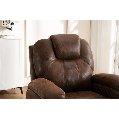 Fauteuil inclinable électrique surdimensionné avec moteur silencieux et massage