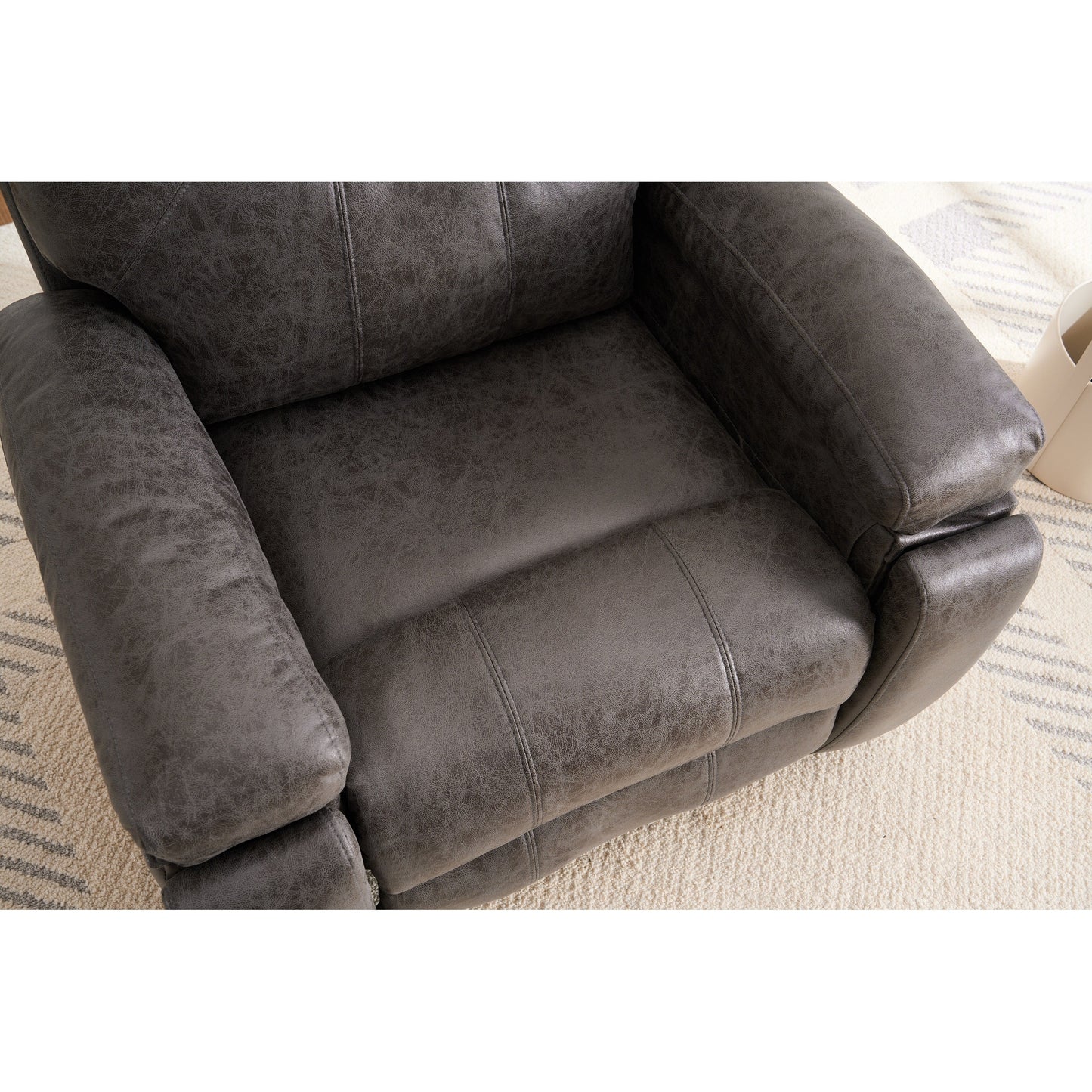 Fauteuil inclinable électrique surdimensionné avec moteur silencieux et massage