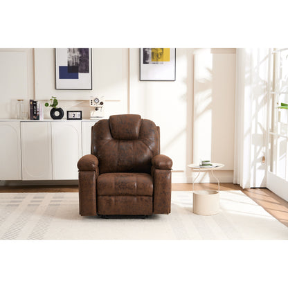 Fauteuil inclinable électrique surdimensionné avec moteur silencieux et massage