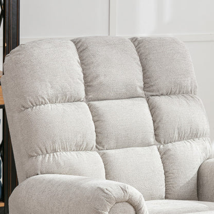 Fauteuils inclinables pivotants surdimensionnés à bascule manuels pour hommes de grande taille