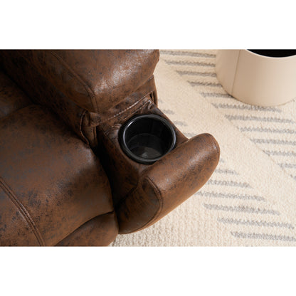 Canapé simple surdimensionné, fauteuil pivotant réglable avec poches latérales pour salon, salle de réunion, chambre à coucher