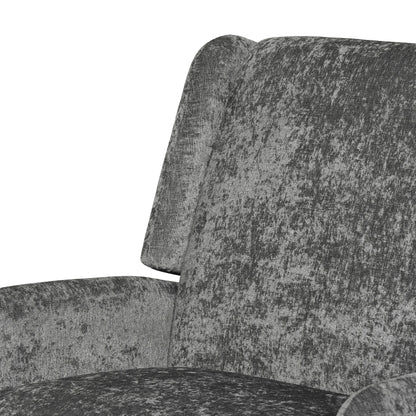 Fauteuil inclinable surdimensionné en tissu texturé