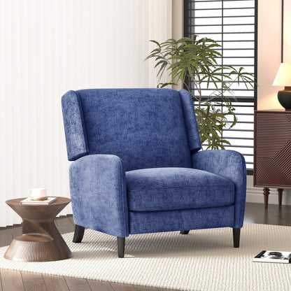 Fauteuil inclinable surdimensionné en tissu texturé