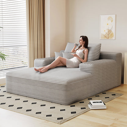 Canapé-lit rembourré surdimensionné