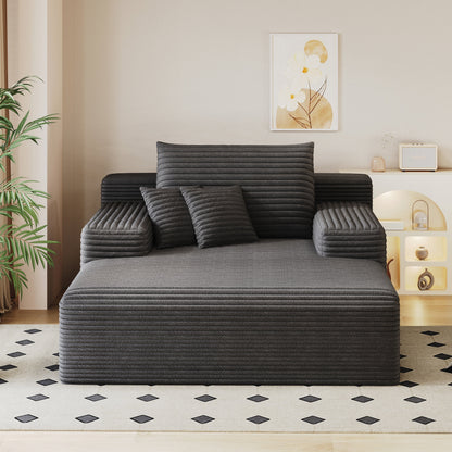 Canapé-lit rembourré surdimensionné