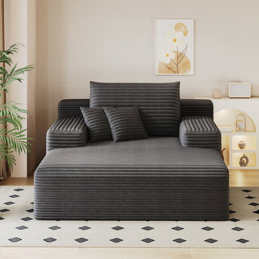 Canapé-lit rembourré surdimensionné