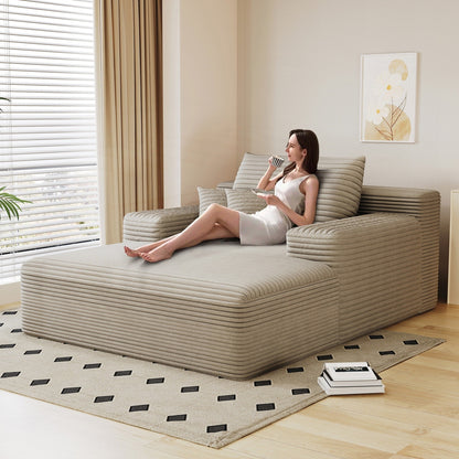 Canapé-lit rembourré surdimensionné