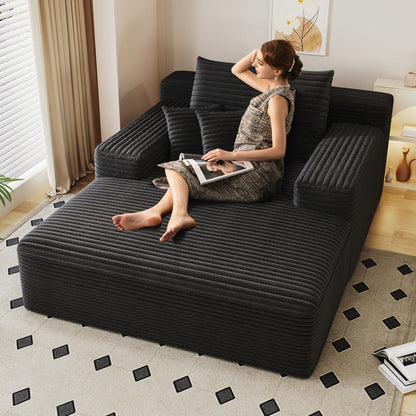 Canapé-lit rembourré surdimensionné