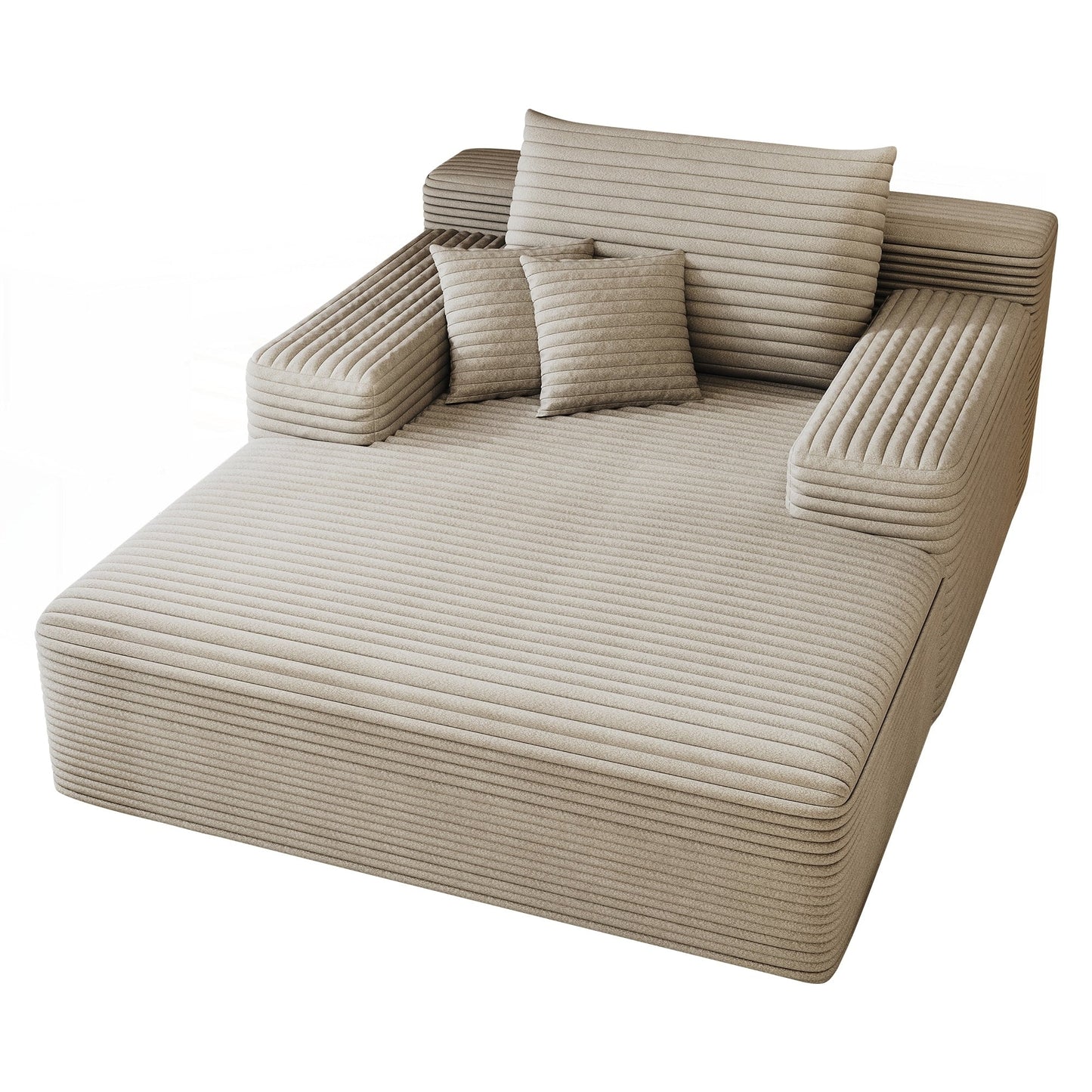 Canapé-lit rembourré surdimensionné