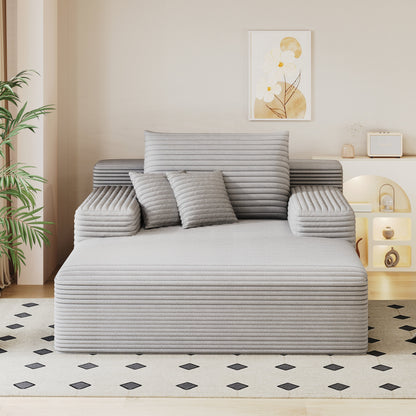 Canapé-lit rembourré surdimensionné