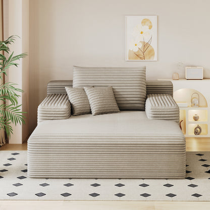 Canapé-lit rembourré surdimensionné