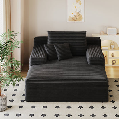 Canapé-lit rembourré surdimensionné