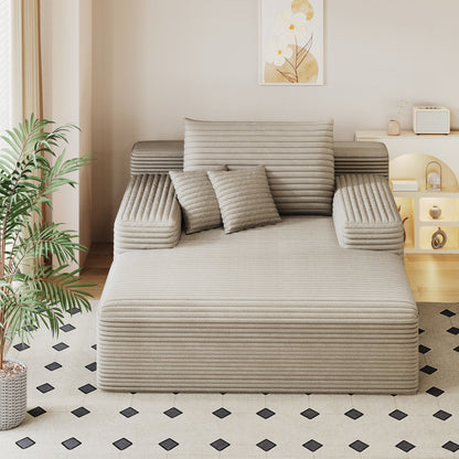 Canapé-lit rembourré surdimensionné