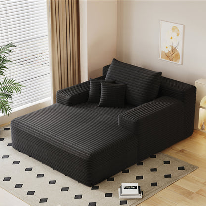 Canapé-lit rembourré surdimensionné