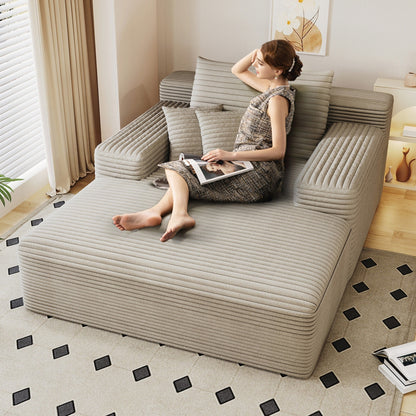 Canapé-lit rembourré surdimensionné