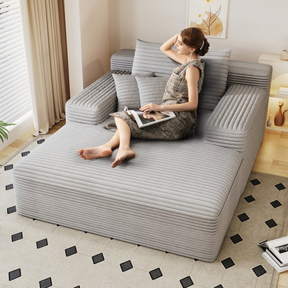 Canapé-lit rembourré surdimensionné