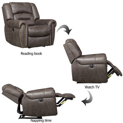 Canapé inclinable standard manuel rembourré