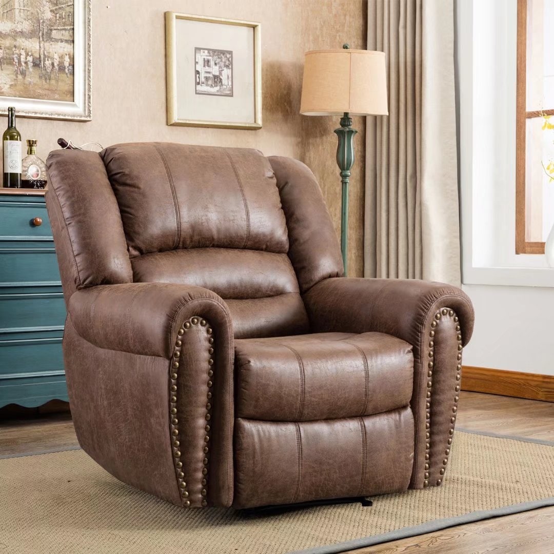 Canapé inclinable standard manuel rembourré