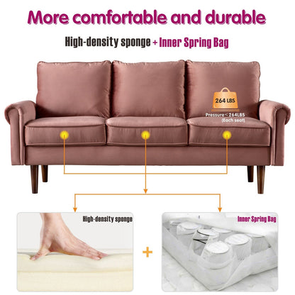 Canapé rembourré OVIOS du milieu du siècle