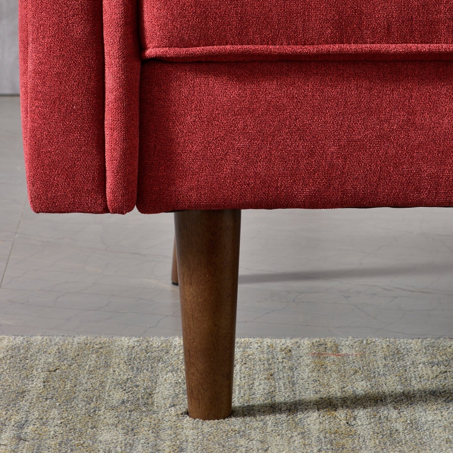 Canapé rembourré OVIOS du milieu du siècle