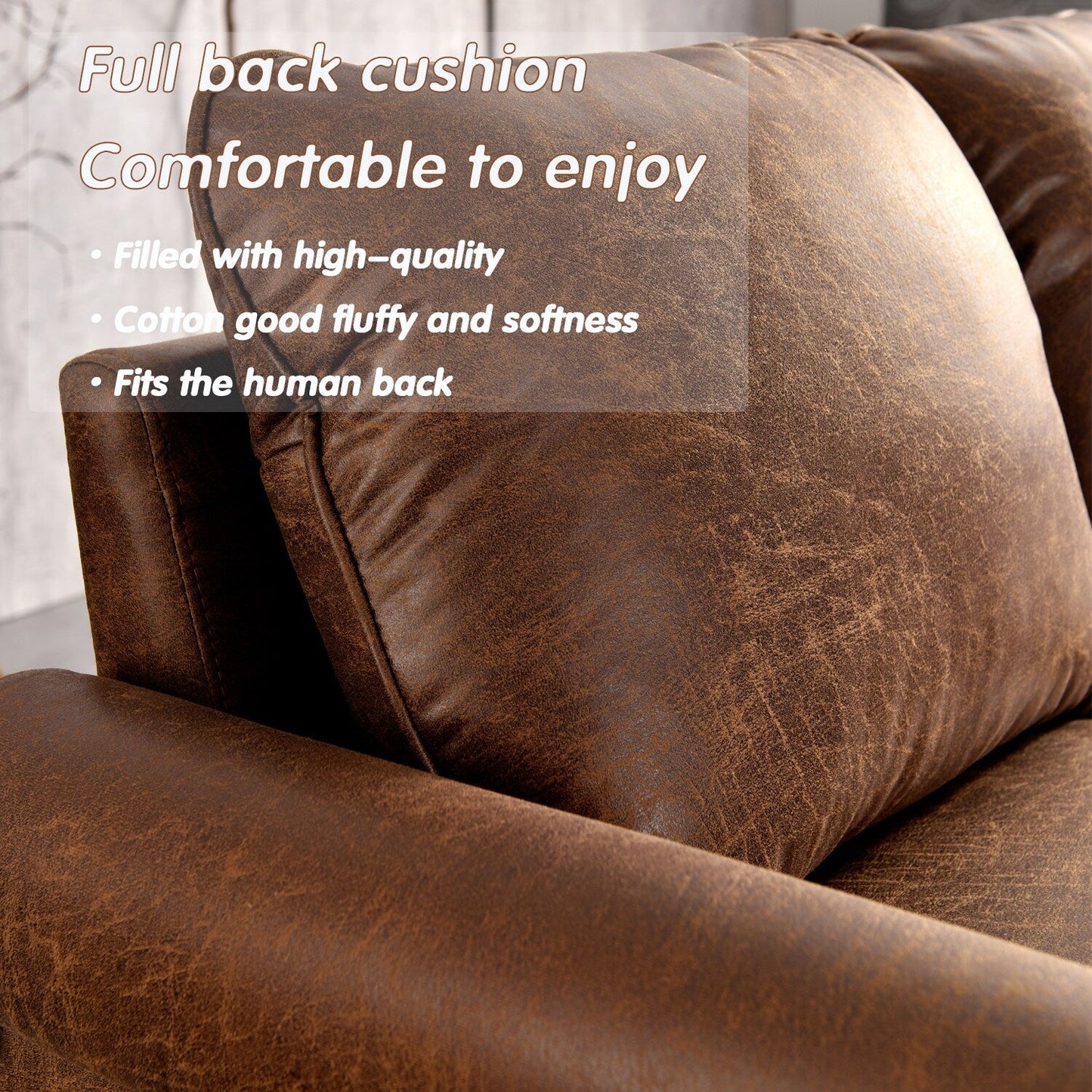 Canapé rembourré OVIOS du milieu du siècle