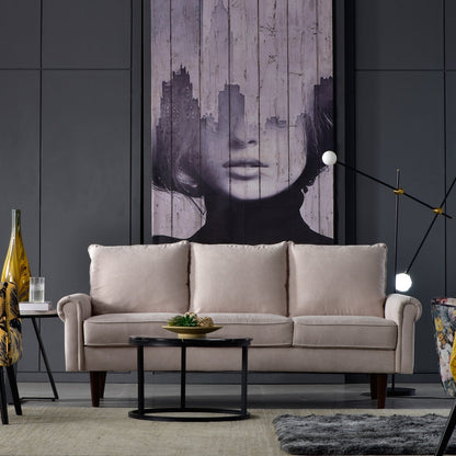 Canapé rembourré OVIOS du milieu du siècle