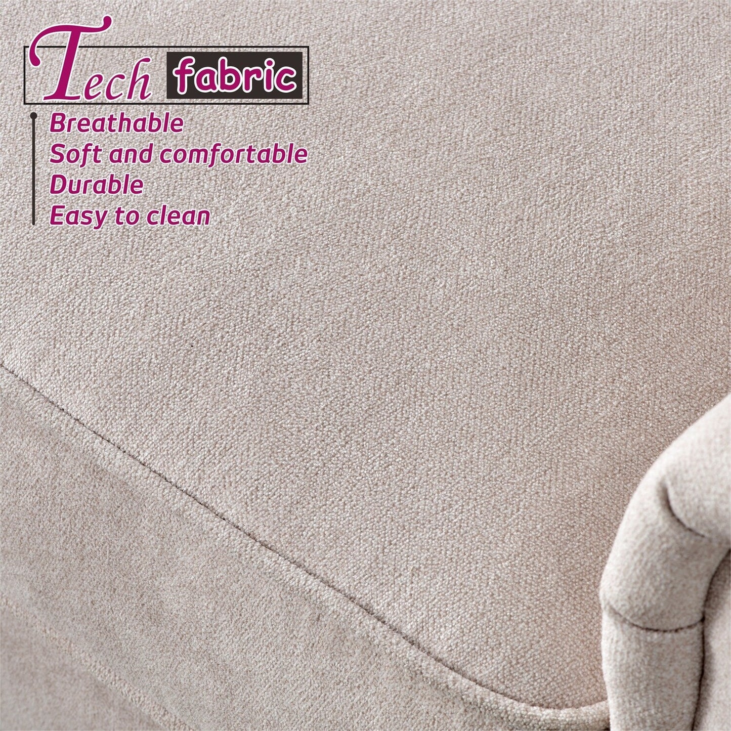 Canapé rembourré OVIOS du milieu du siècle