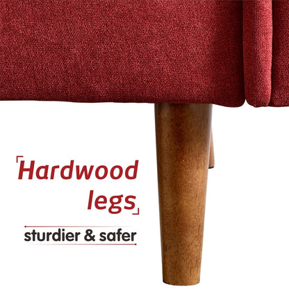 Canapé rembourré OVIOS du milieu du siècle