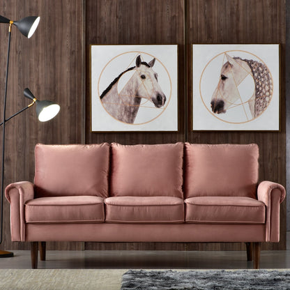 Canapé rembourré OVIOS du milieu du siècle