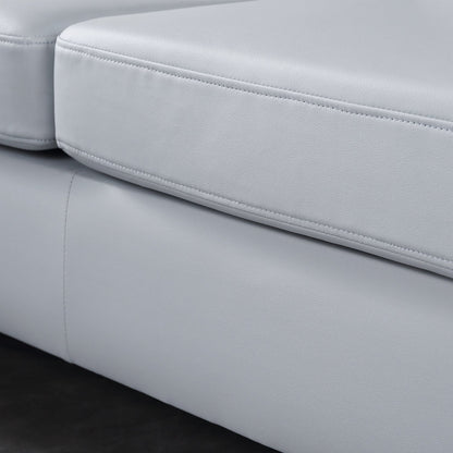 Canapé méridienne réversible OVIOS avec coussins moelleux et pieds en métal