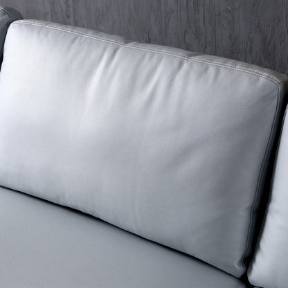 Canapé méridienne réversible OVIOS avec coussins moelleux et pieds en métal