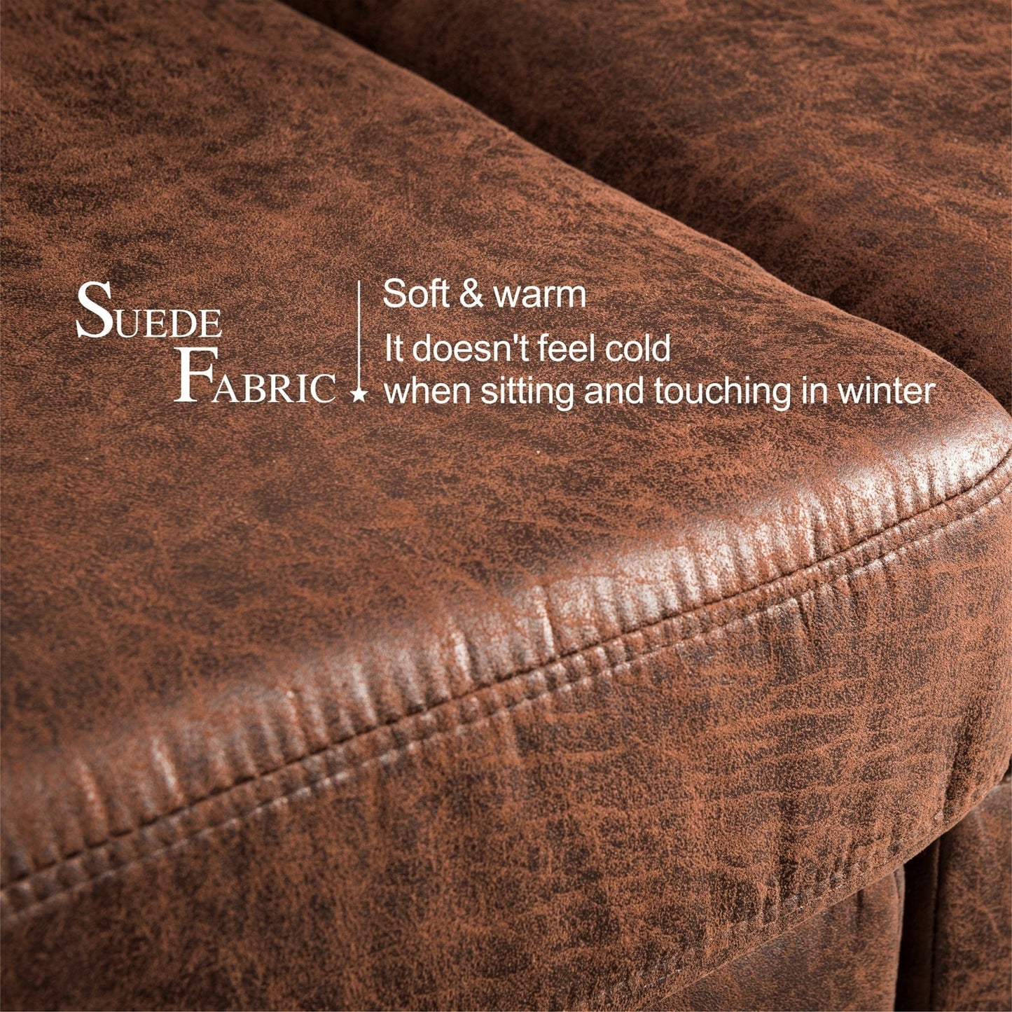 Canapé méridienne réversible OVIOS avec coussins moelleux et pieds en métal