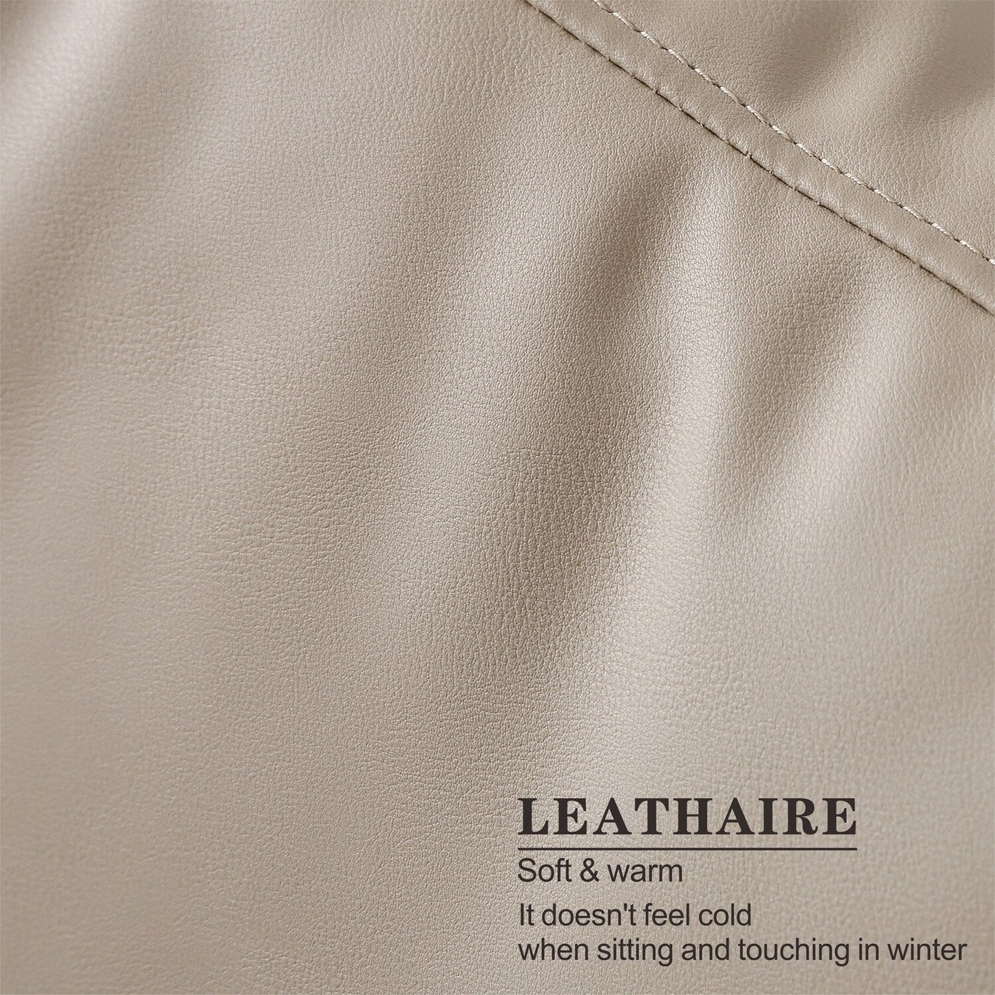 Canapé méridienne réversible OVIOS avec coussins moelleux et pieds en métal