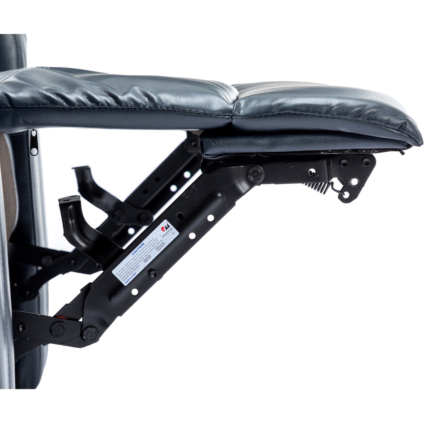 Fauteuil de massage en cuir synthétique avec porte-gobelet, haut-parleur Bluetooth et ports USB Fauteuil inclinable pour home cinéma avec plateau